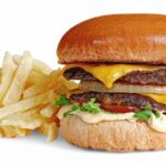 Double Cheese Burger & Chips