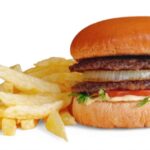 Double Hamburger & Chips