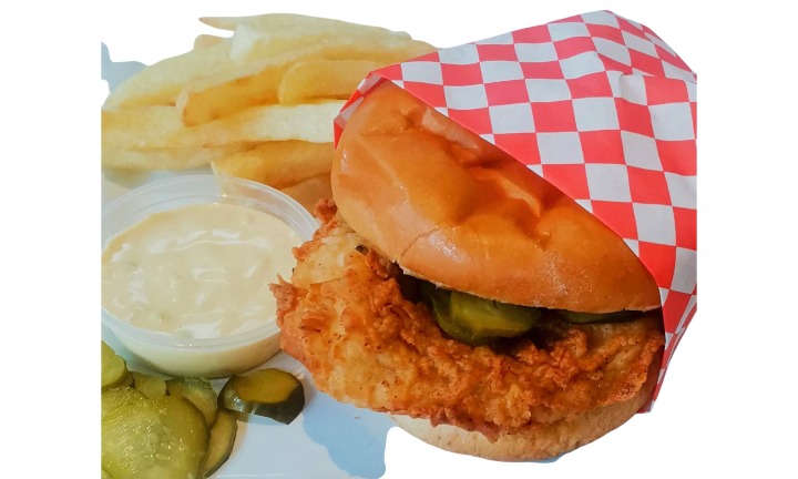 Chicken Burger & Chips