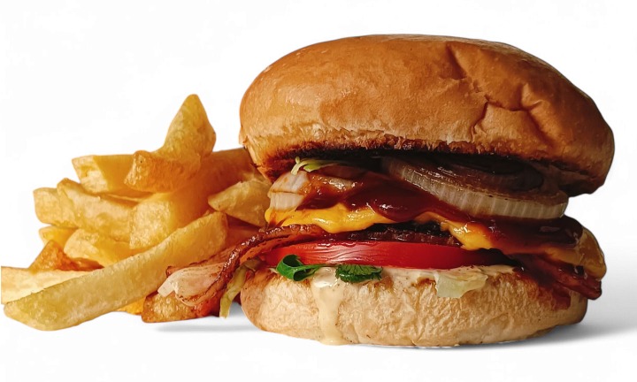 Bacon & Jalapeño Burger with Chips