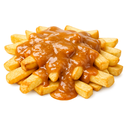Chips With Curry Sauce