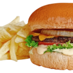 Cheese Burger & Chips