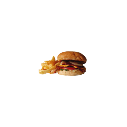 Bacon & Cheese Burger with Chips